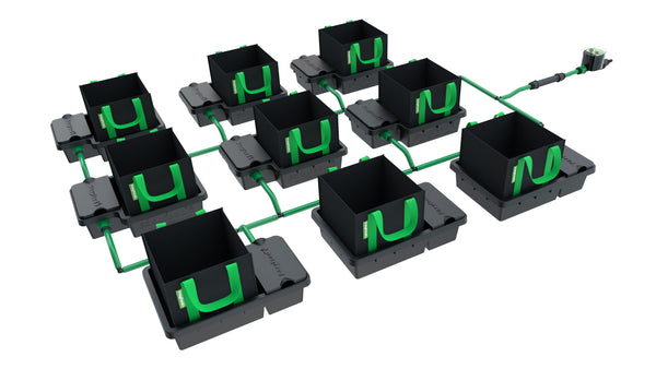 9 Pot W/ 120L Camo Tank