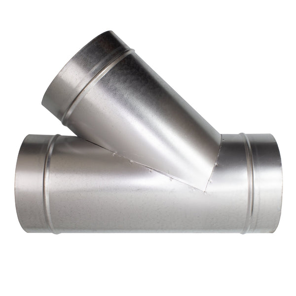 45 Degree Equal Y Piece Ducting Connector