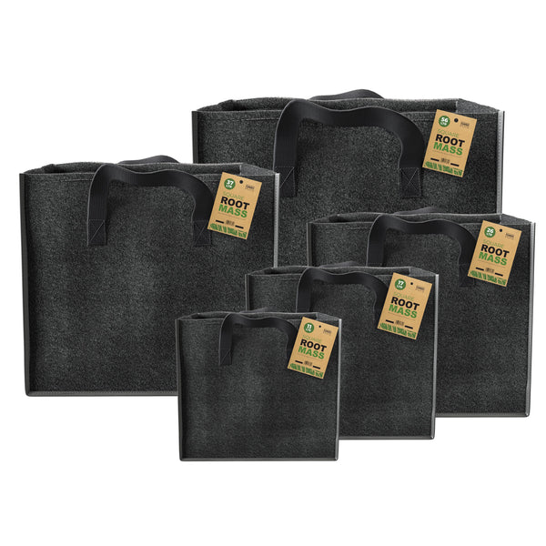 Rootmass Square Fabric Pots (11L - 56L)