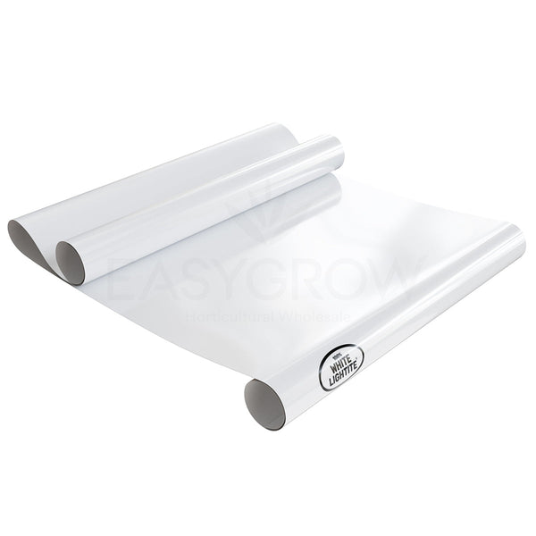 White/Black/White Plastic Sheeting 125mu - 2m Wide