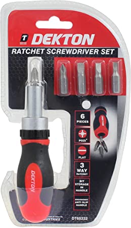 Dekton Ratchet Screwdriver Set