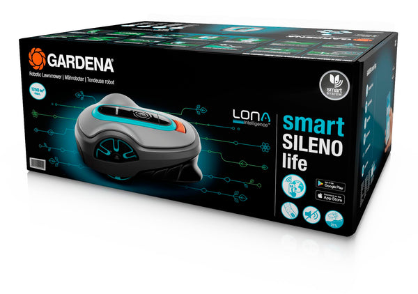 Gardena - Smart Robotic Lawnmower Sileno Life Set 1250m2