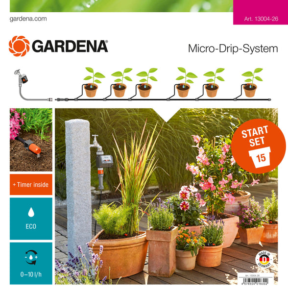 Gardena - Start Set Flower Pots M Automatic