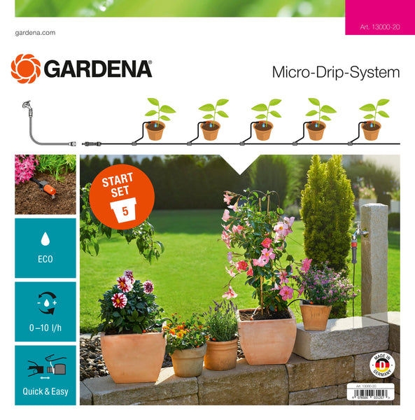 Gardena - Start Set Flower Pots S