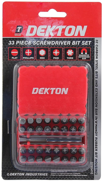 Dekton 33 Piece Screwdriver Bit Set