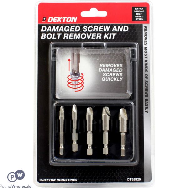 Dekton Damaged Screw & Bolt Remover Kit