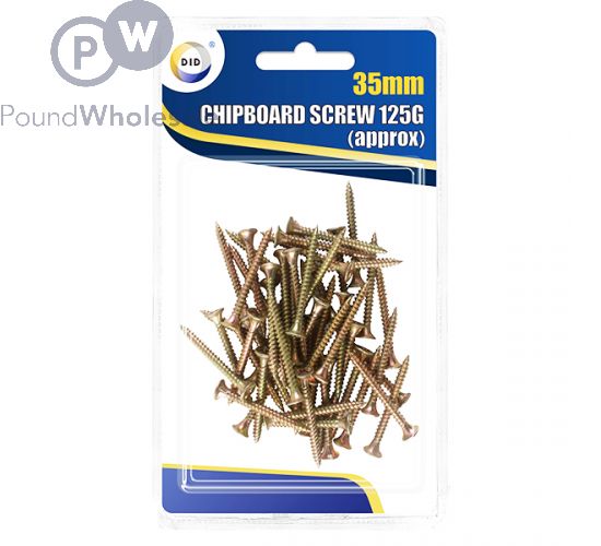 DID 35mm Chipboard Screw 125g