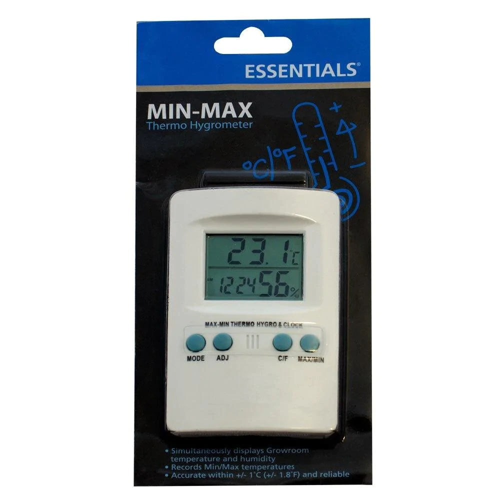 Essentials - Min Max Thermometer & Hygrometer – Prestwich Hydroponics
