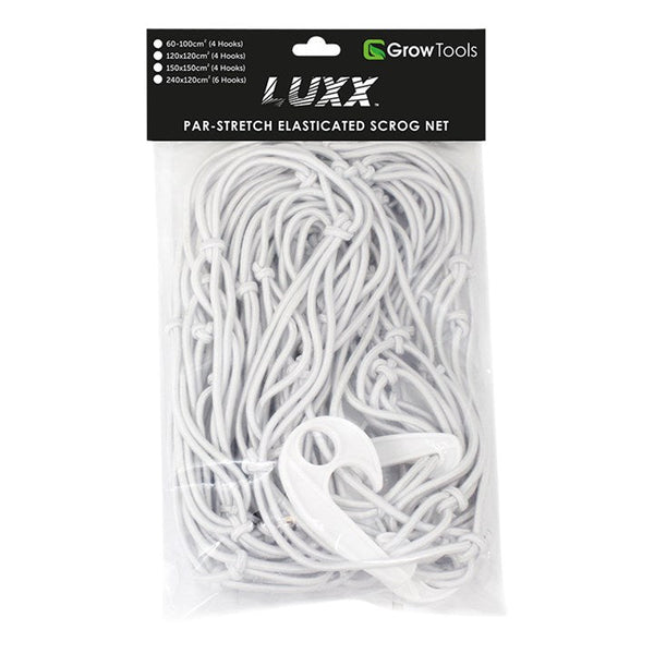 Luxx Par-Stretch White Elasticated Scrog Net 150cm x 150cm